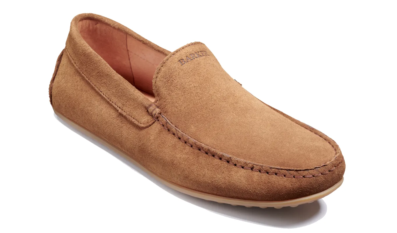 Stirling - Camel Suede sold by Barker Shoes