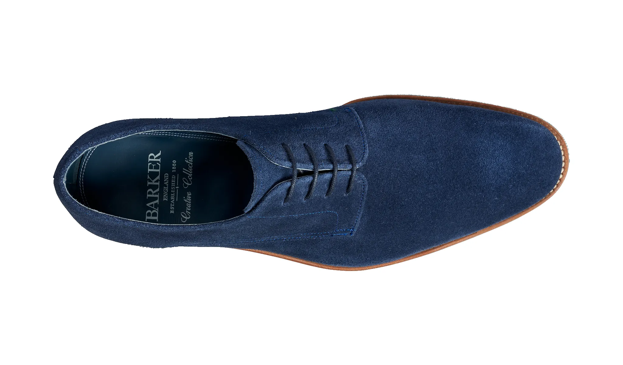 Max - Navy Suede sold by Barker Shoes product image thumbnail 3