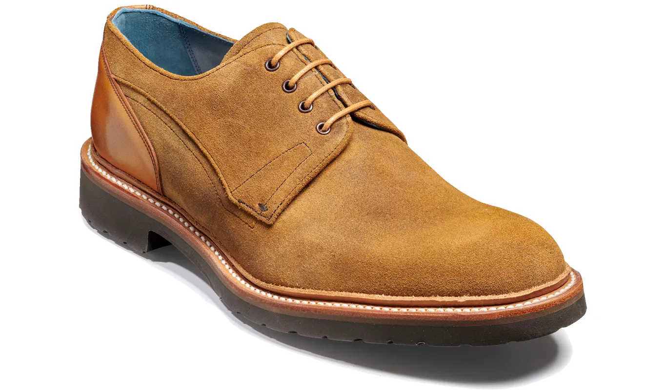 Harlem - Snuff Suede / Cedar Calf sold by Barker Shoes