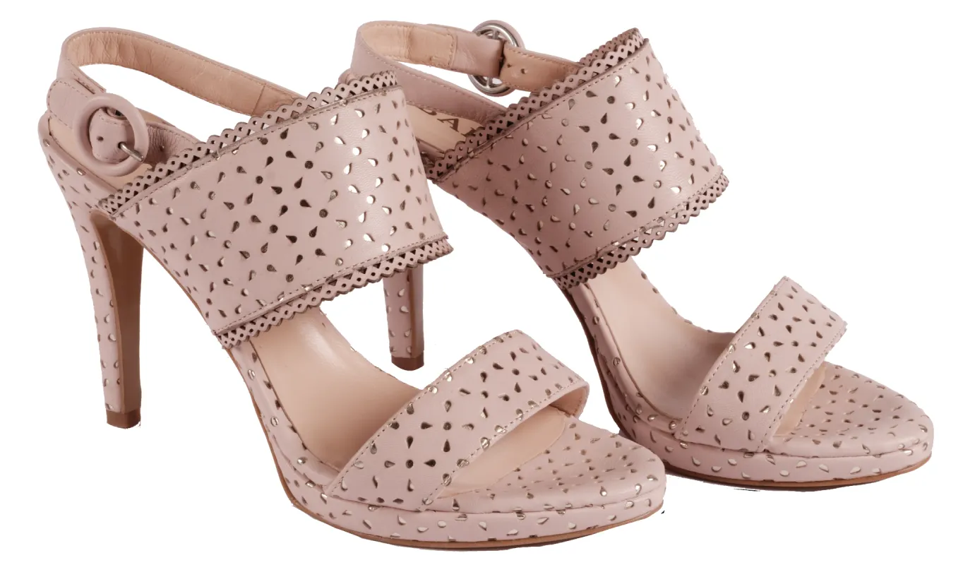 Sandalo 9197 - Nappa Nude Mirror Oro sold by Barker Shoes