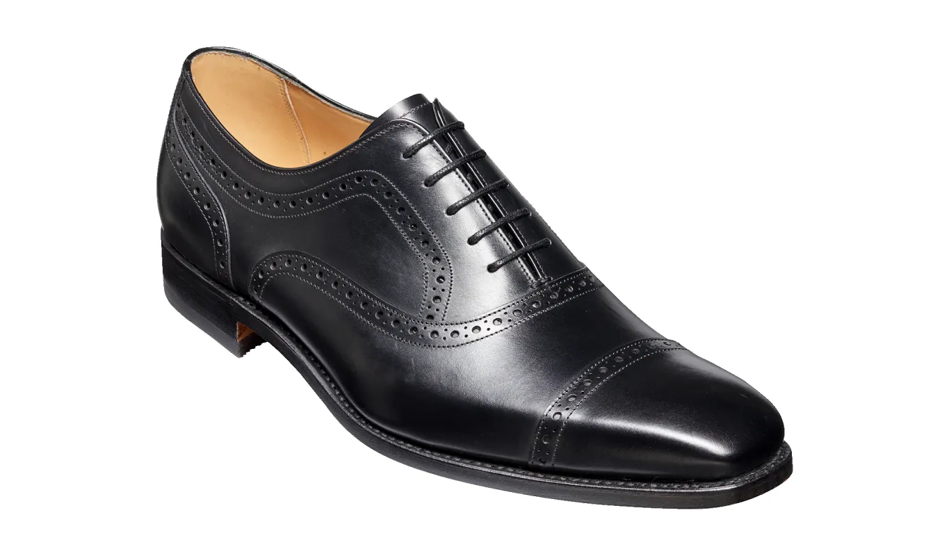 Luke - Black Calf sold by Barker Shoes