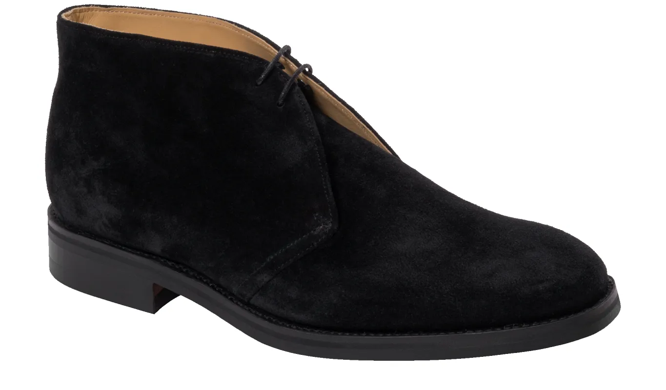 Sandwell - Black Suede sold by Barker Shoes