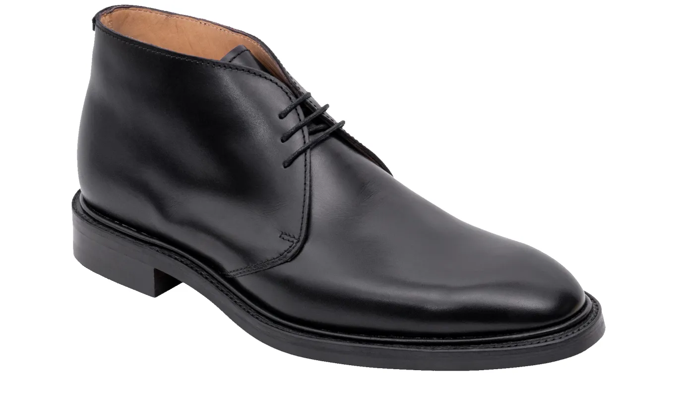Rosedale - Black Calf sold by Barker Shoes