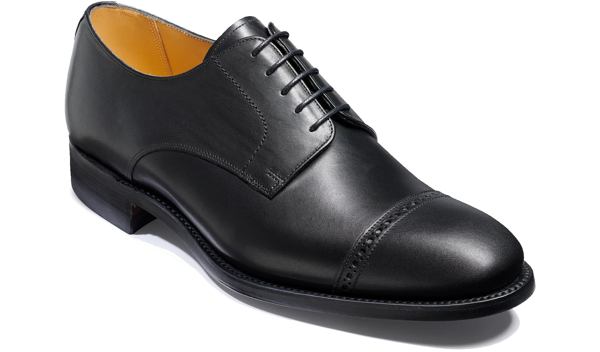 Angel - Black Calf sold by Barker Shoes