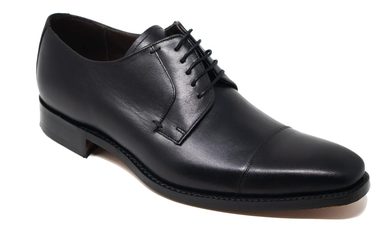 Powell - Black Panda Calf sold by Barker Shoes