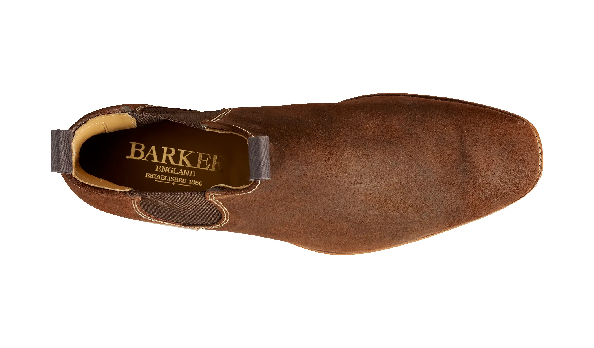 Mansfield - Brown Waxy Suede sold by Barker Shoes product image thumbnail 3