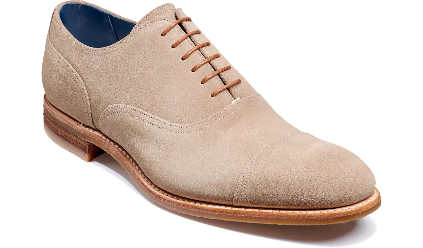 Pullman - Parchment Suede sold by Barker Shoes