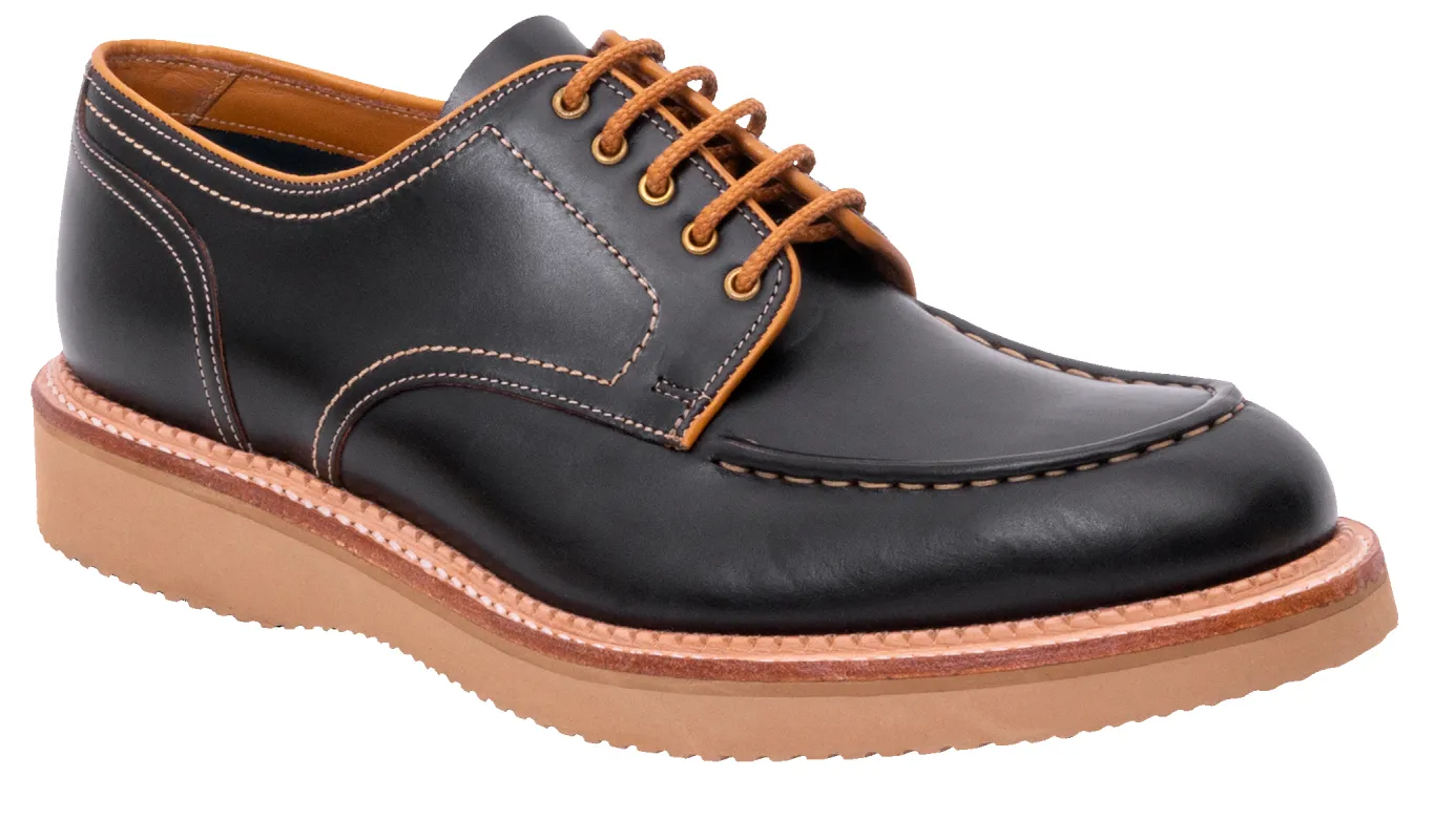 Michigan - Black Waxy Calf sold by Barker Shoes