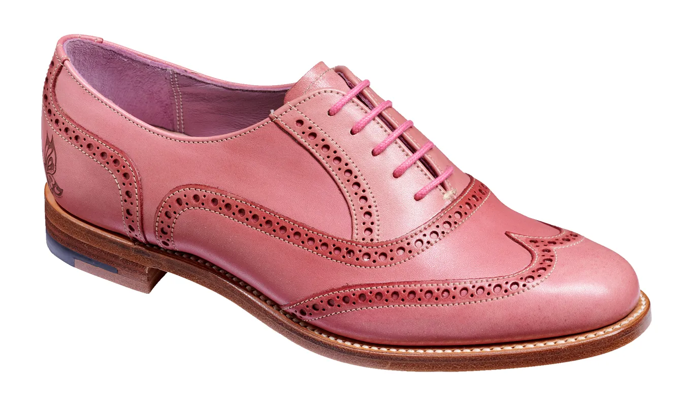 Santina - Pink / Glitter Crust made by Barker Shoes