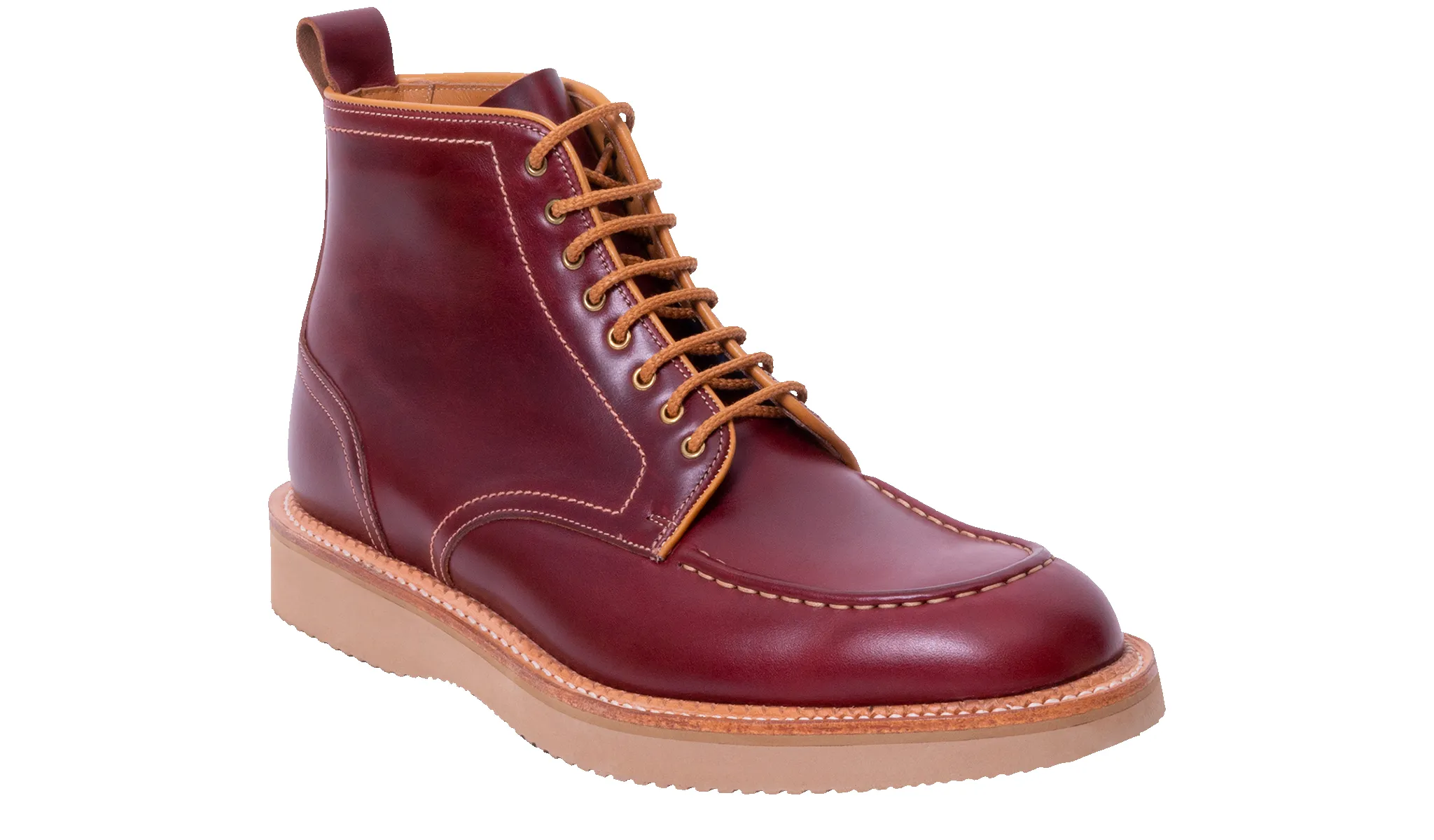 Indiana - Burgundy Waxy Calf sold by Barker Shoes