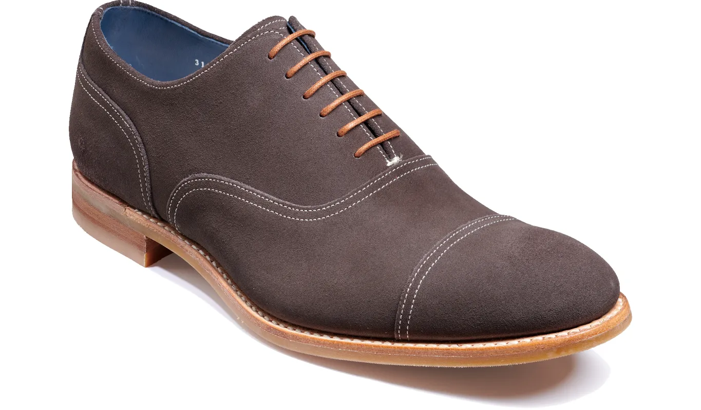 Pullman - Anthracite Suede sold by Barker Shoes