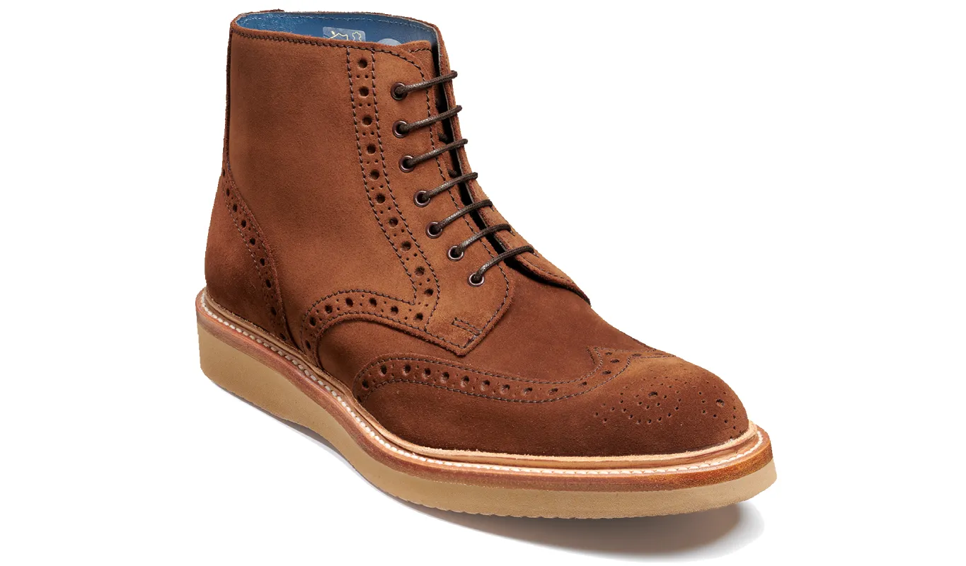 Terry - Old Snuff Suede sold by Barker Shoes