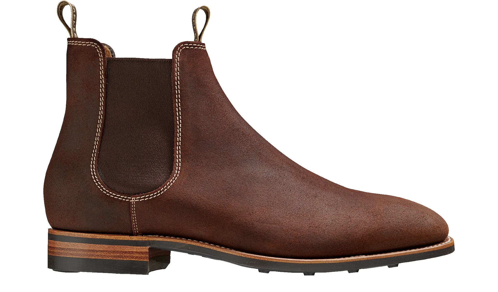 Mansfield - Mid Brown Waxy Suede sold by Barker Shoes product image thumbnail 2