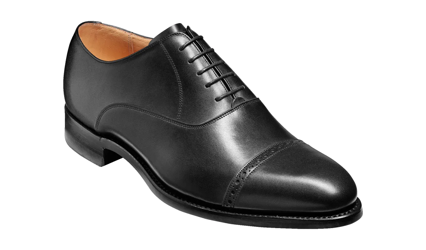 Burford - Black Calf sold by Barker Shoes