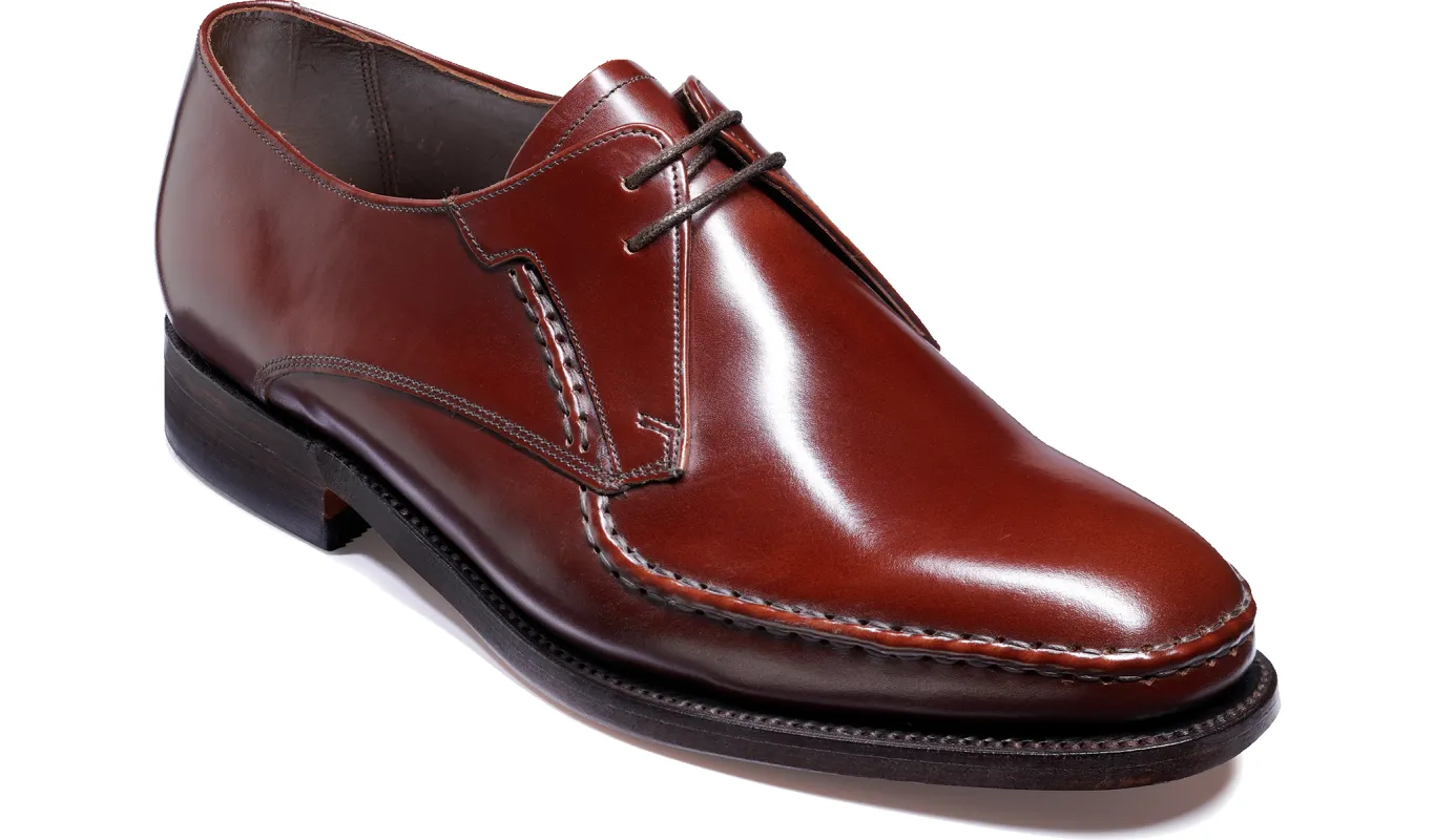 Pitney - Deep Brown Hi-Shine sold by Barker Shoes