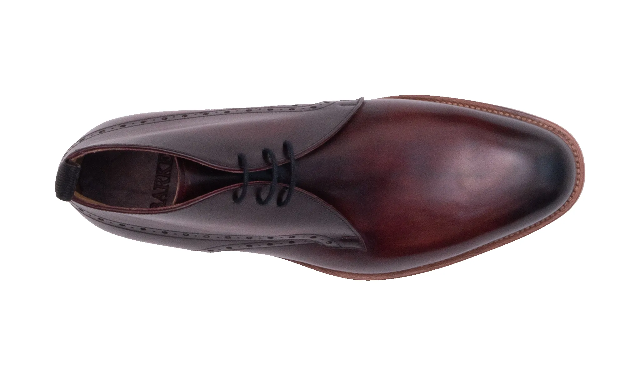 Tyne - Hand Brushed Burgundy sold by Barker Shoes product image thumbnail 3