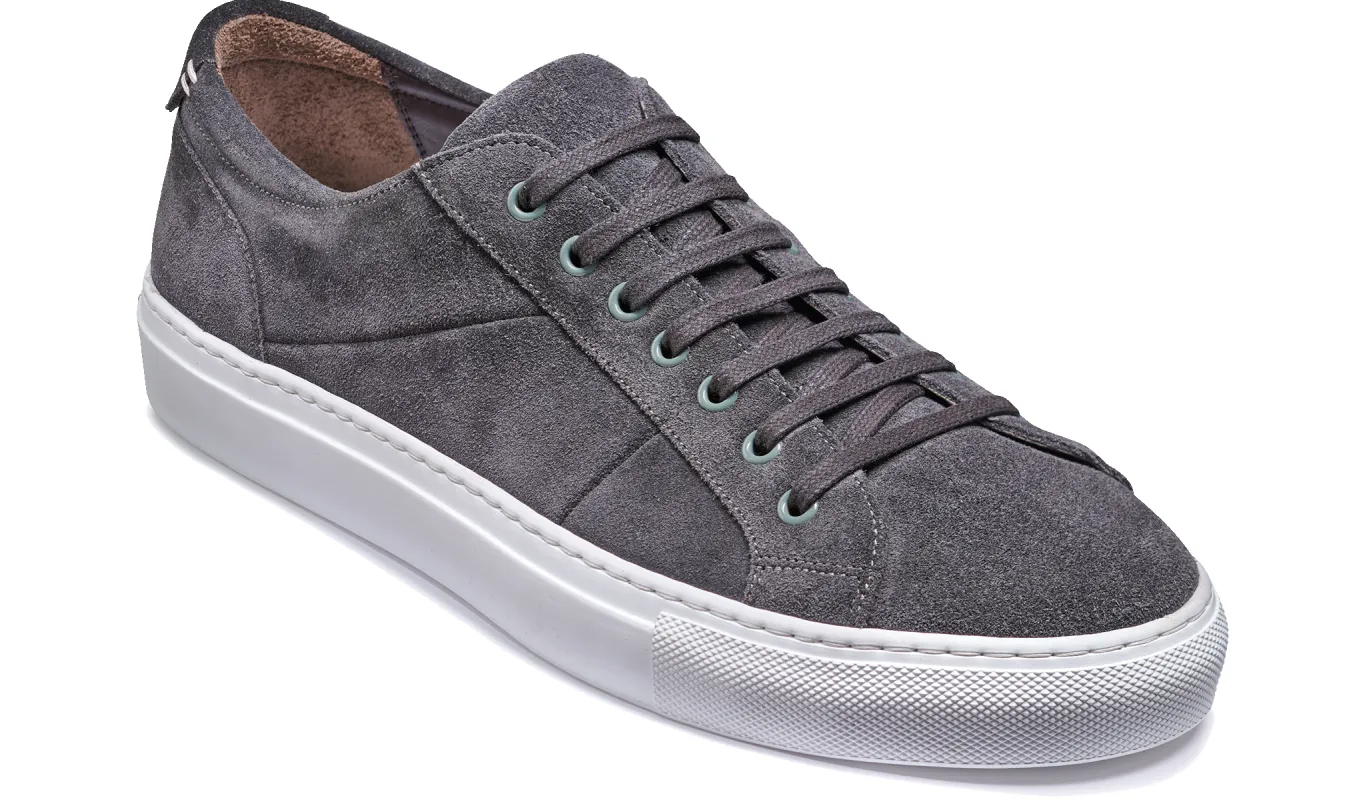 Archie - Grey Suede sold by Barker Shoes