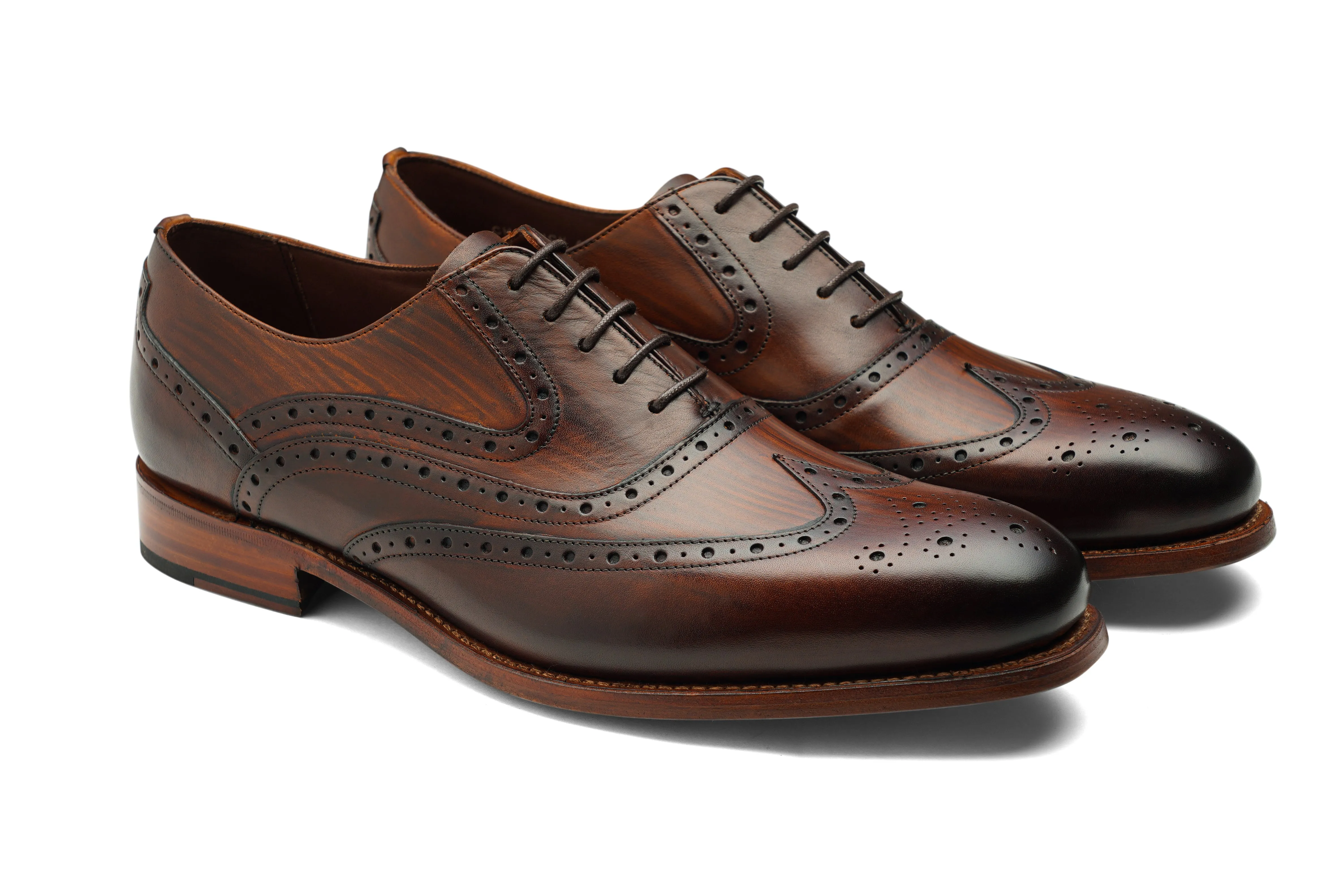 Chiswick - Hand Brushed Brown sold by Barker Shoes