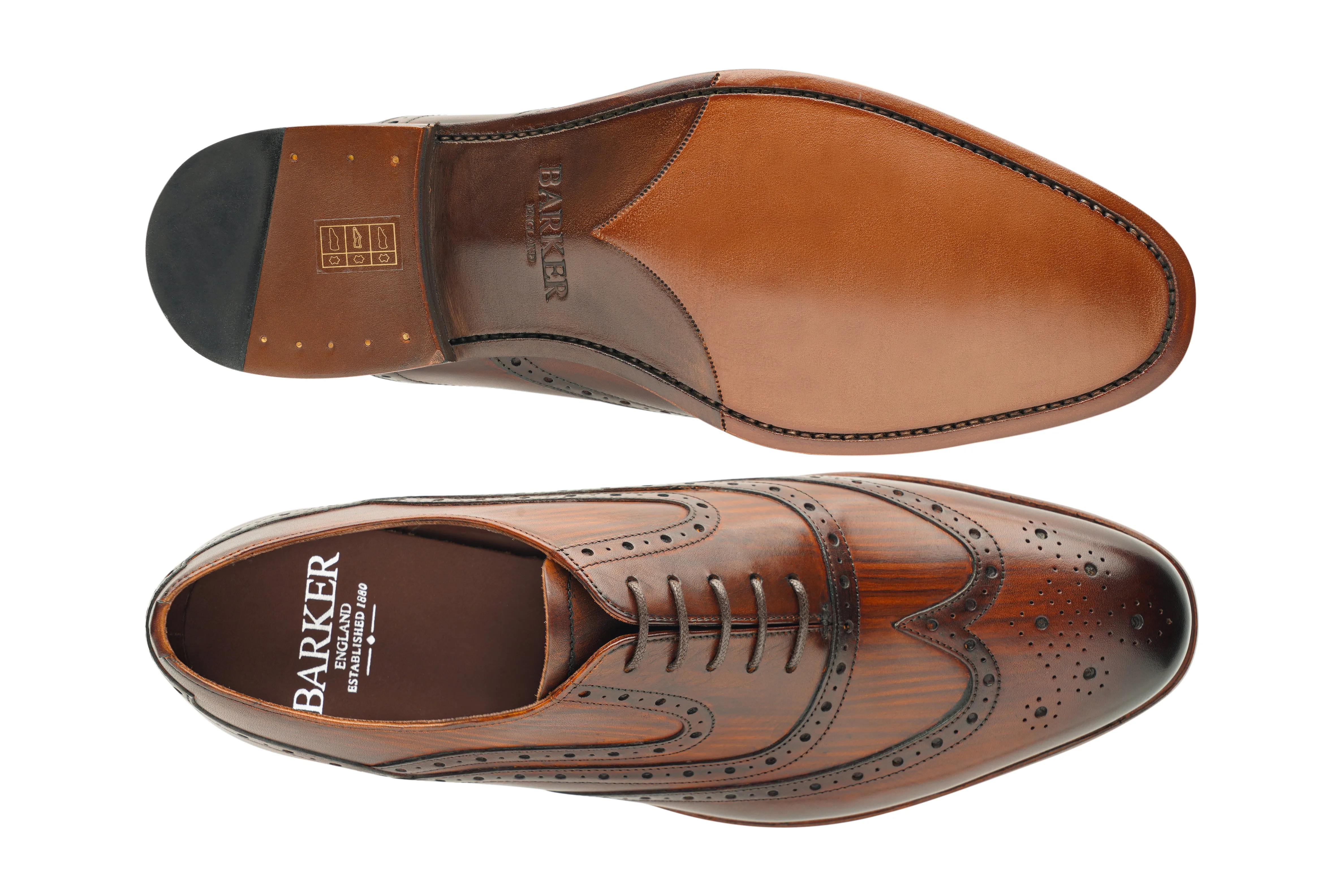 Chiswick - Hand Brushed Brown sold by Barker Shoes product image thumbnail 2