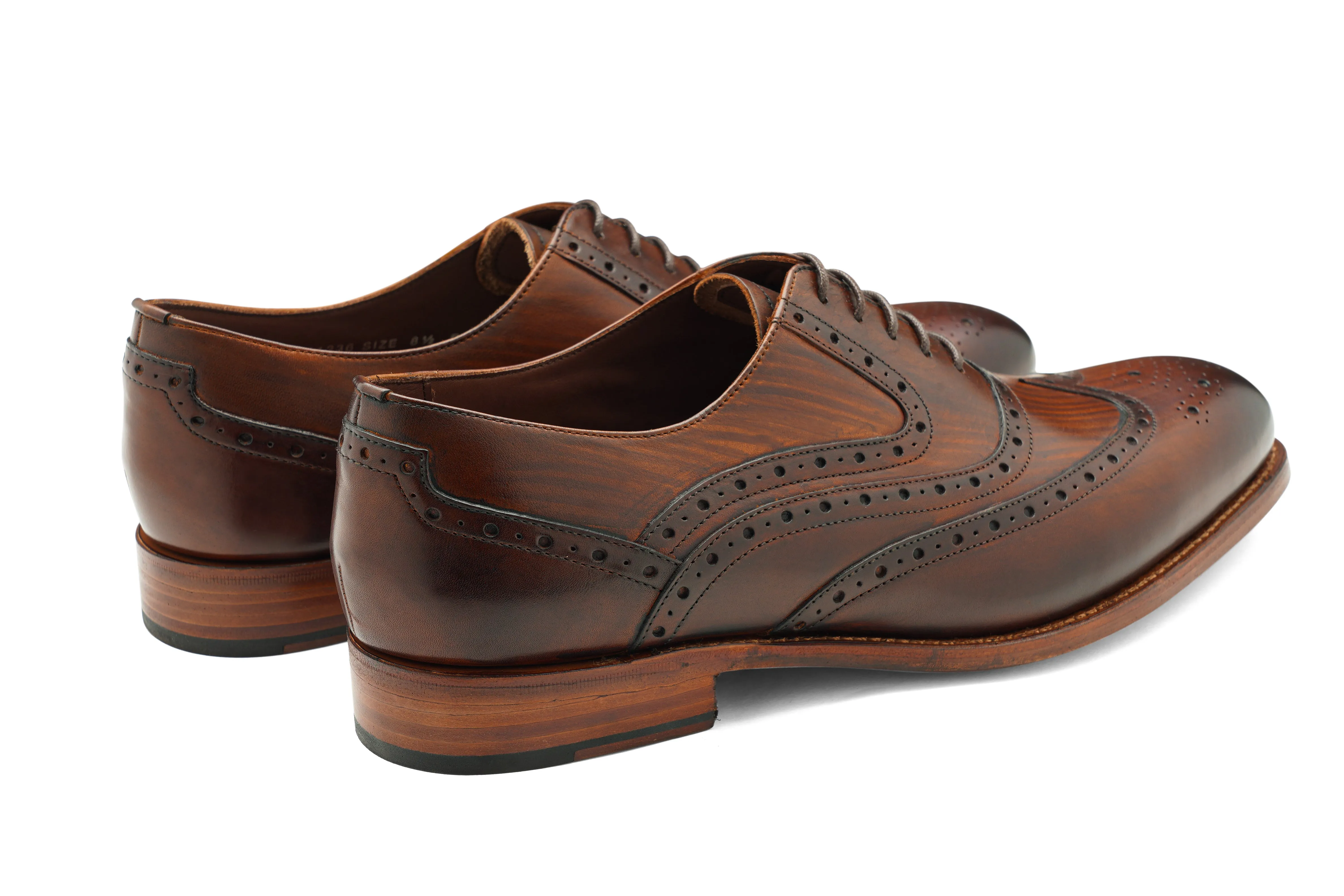 Chiswick - Hand Brushed Brown sold by Barker Shoes product image thumbnail 5