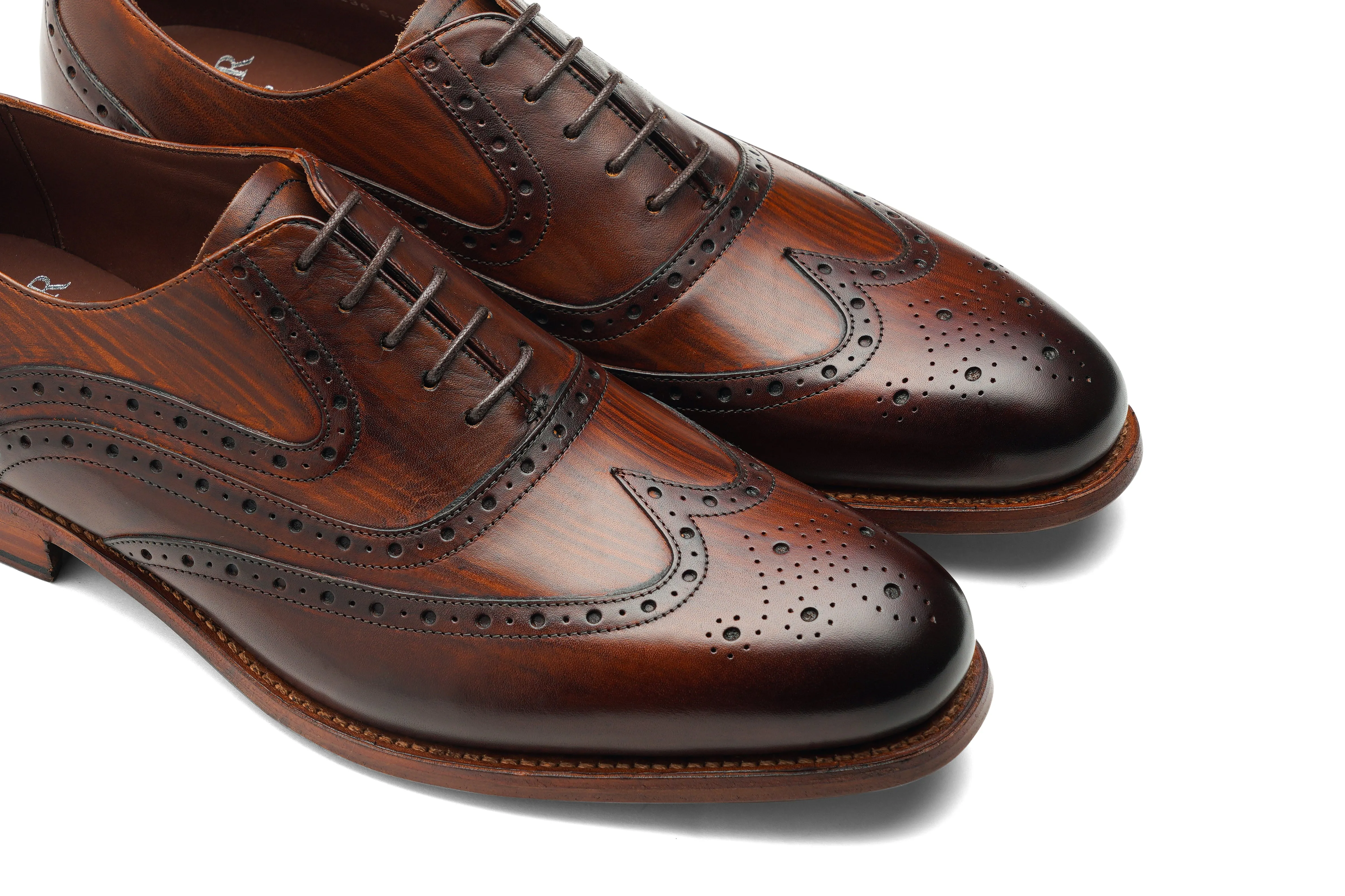 Chiswick - Hand Brushed Brown sold by Barker Shoes product image thumbnail 3