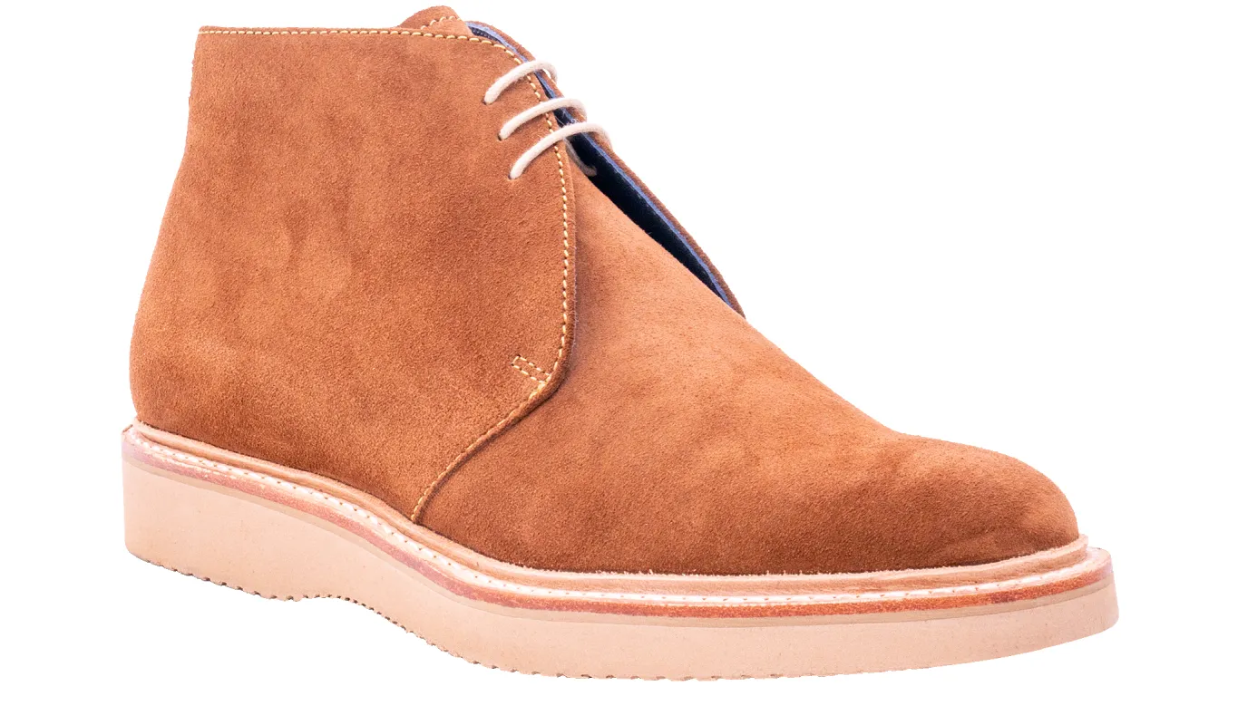 Ted - Old Snuff Suede sold by Barker Shoes