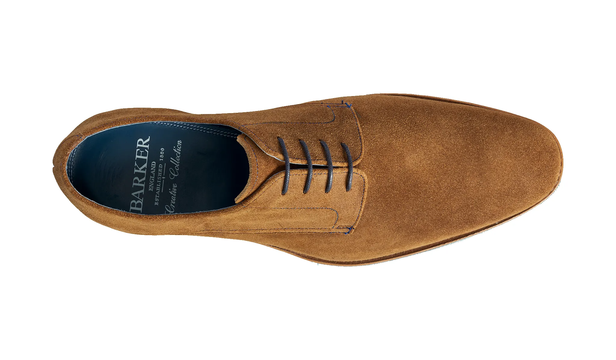 Max - Tan Burnished Suede sold by Barker Shoes product image thumbnail 3