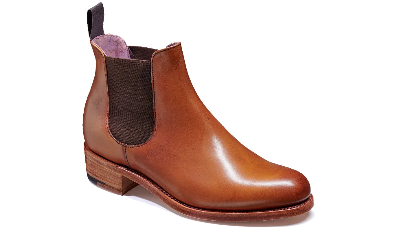 Violet - Antique Rosewood Hand Painted sold by Barker Shoes