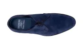 Derby - Navy Suede sold by Barker Shoes