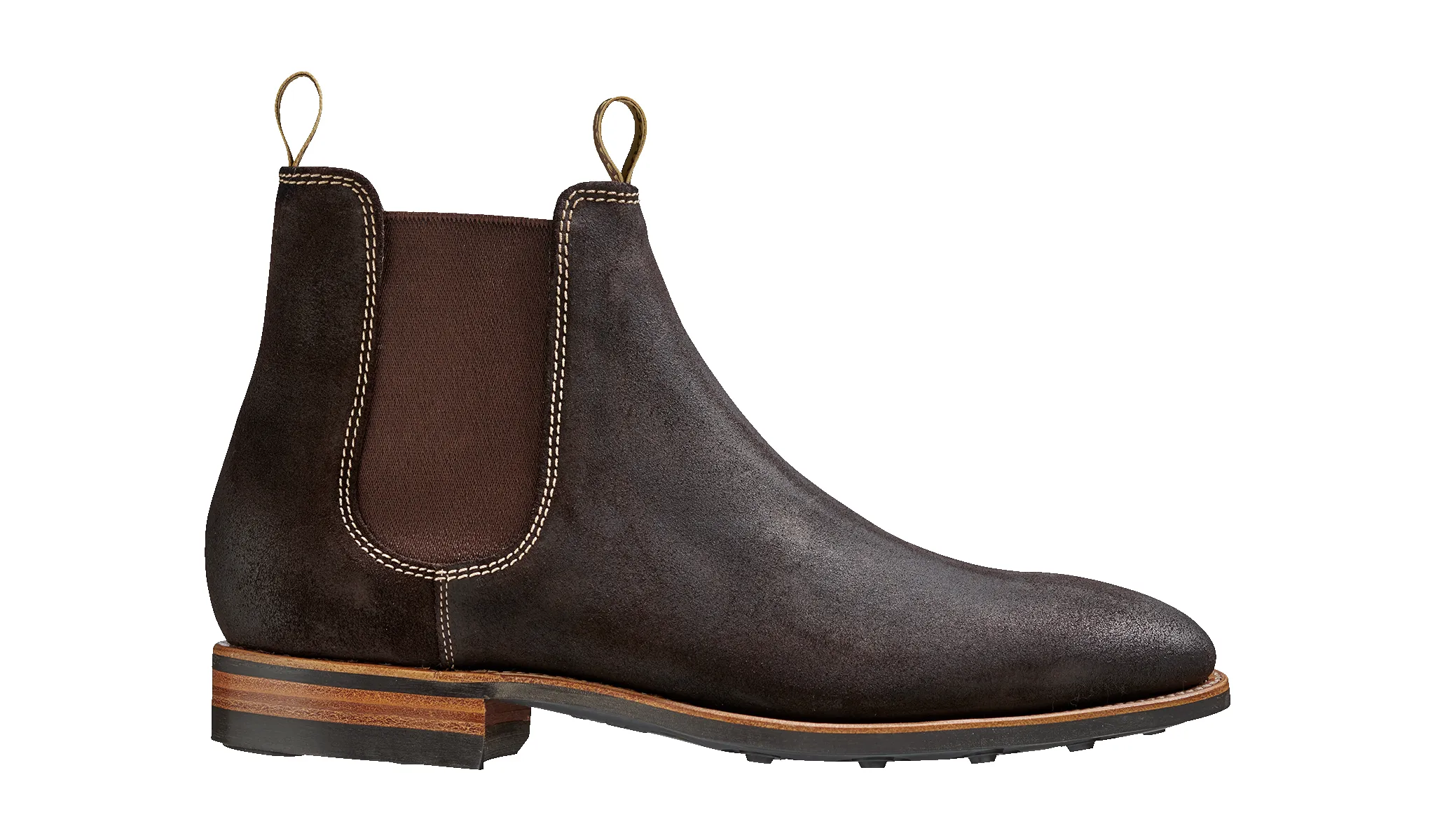 Mansfield - Choc Burnish Suede sold by Barker Shoes product image thumbnail 2