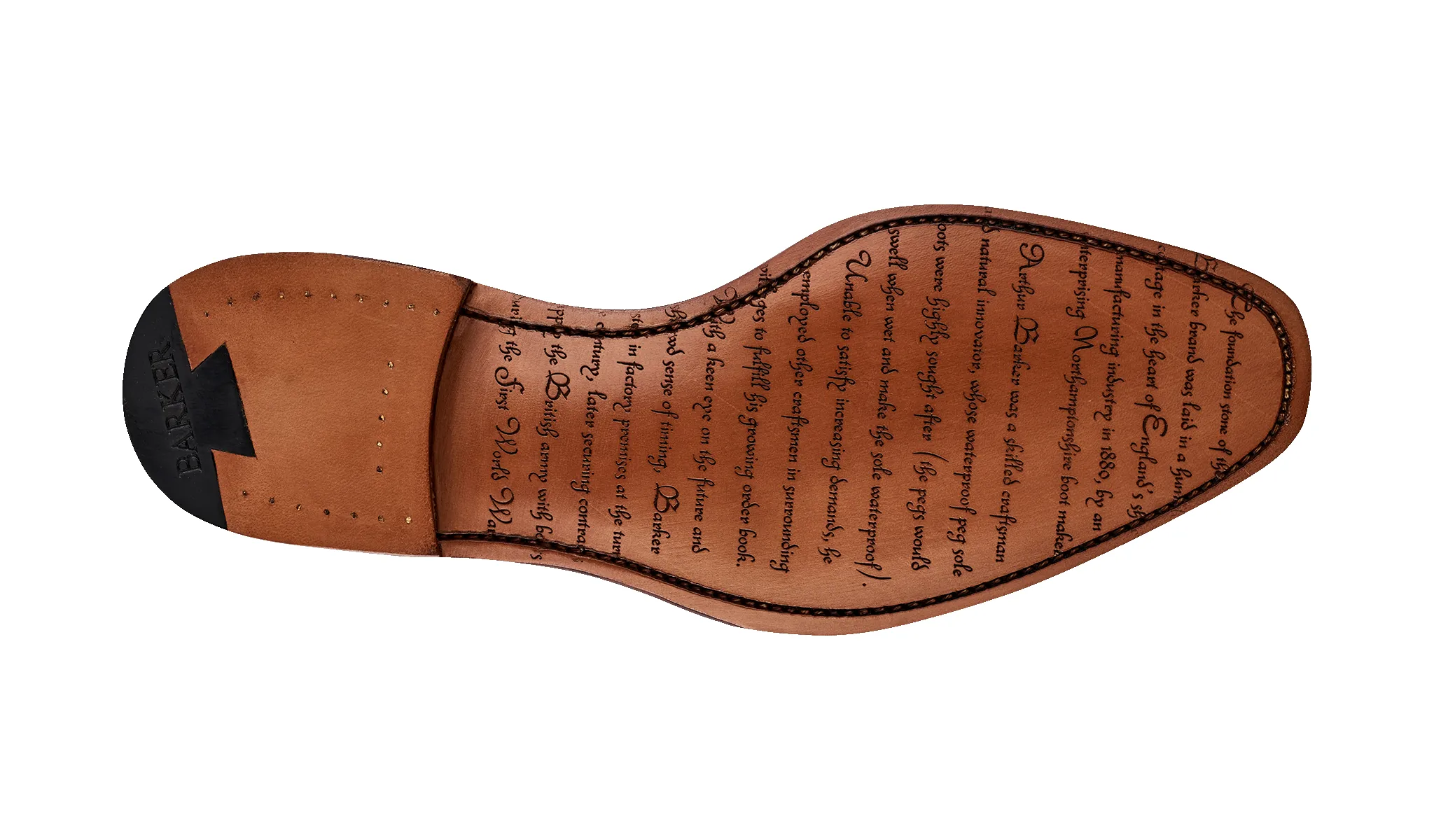 Plymouth - Antique Rosewood Calf sold by Barker Shoes product image thumbnail 2