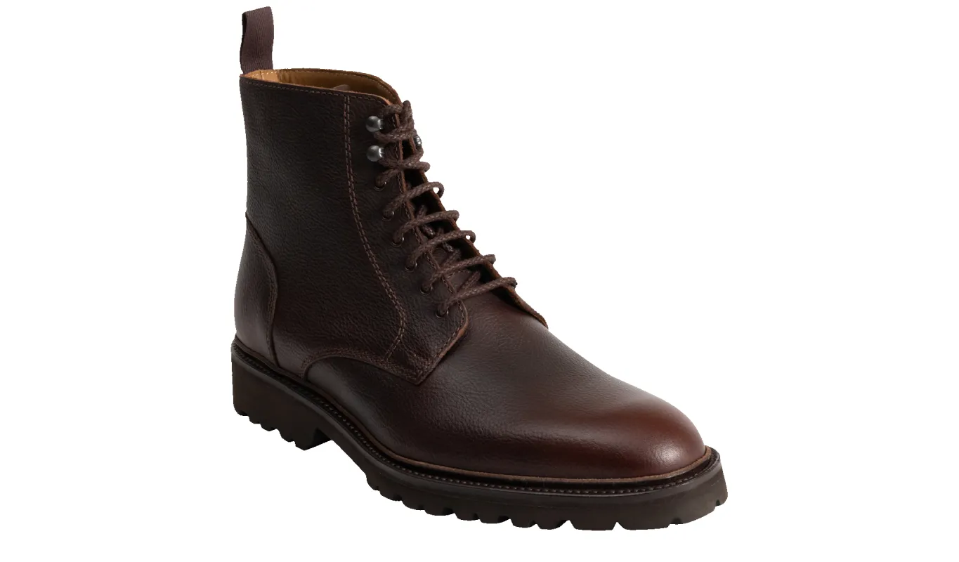 Newquay - Brown Pull Up Grain sold by Barker Shoes