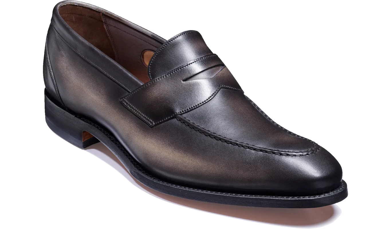 Shakespeare - Graphite Calf sold by Barker Shoes