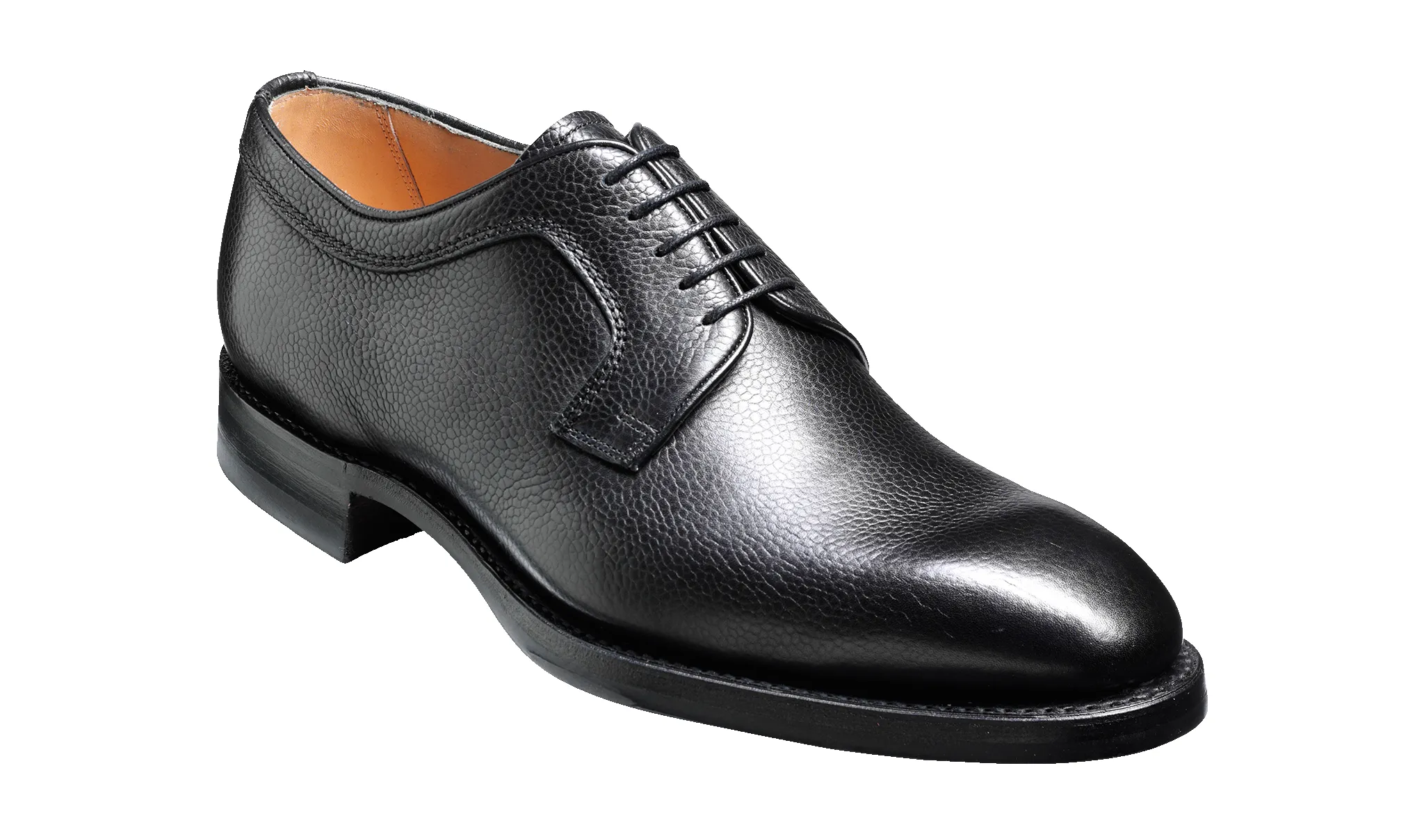 Skye - Black Grain sold by Barker Shoes