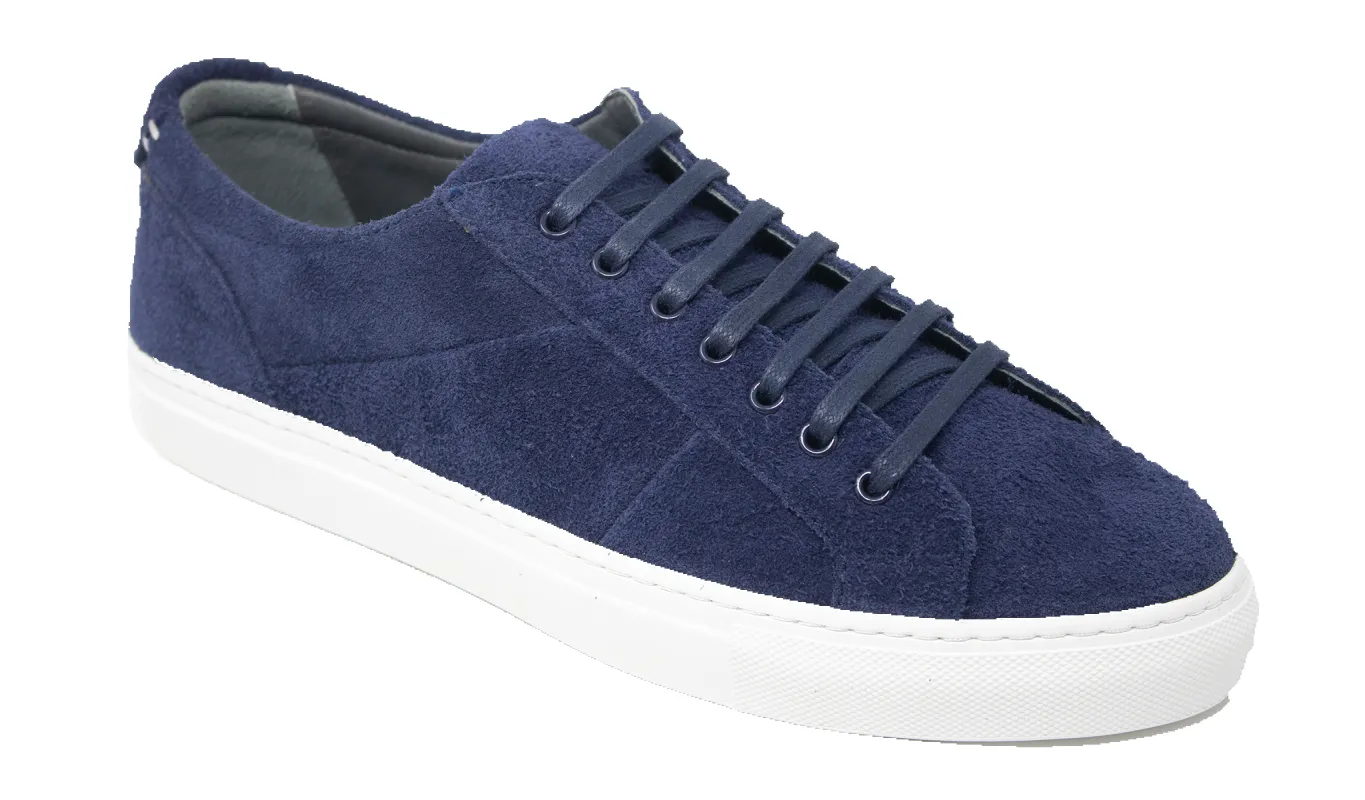 Archie - Military Navy Suede sold by Barker Shoes