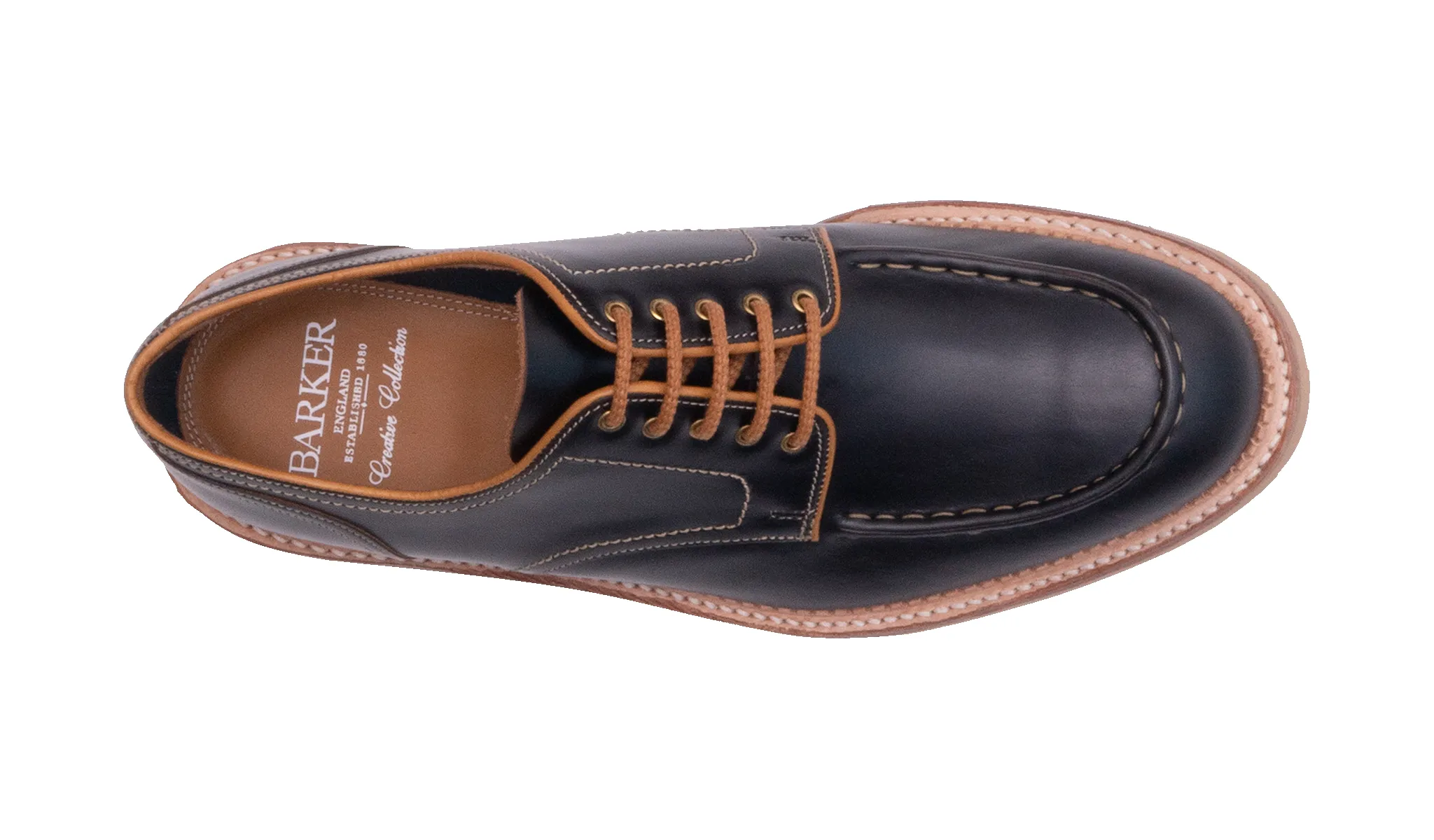 Indiana - Black Waxy Calf sold by Barker Shoes product image thumbnail 3