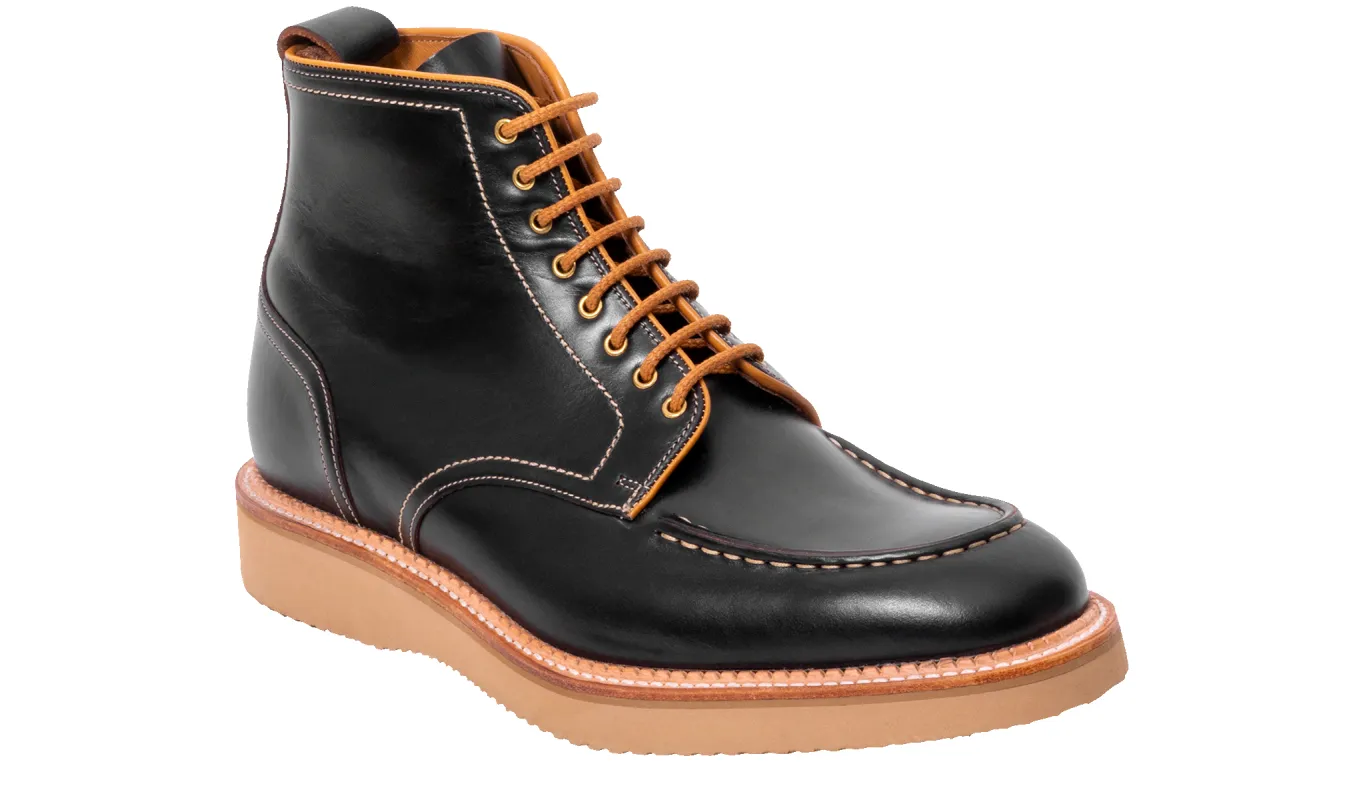 Indiana - Black Waxy Calf sold by Barker Shoes