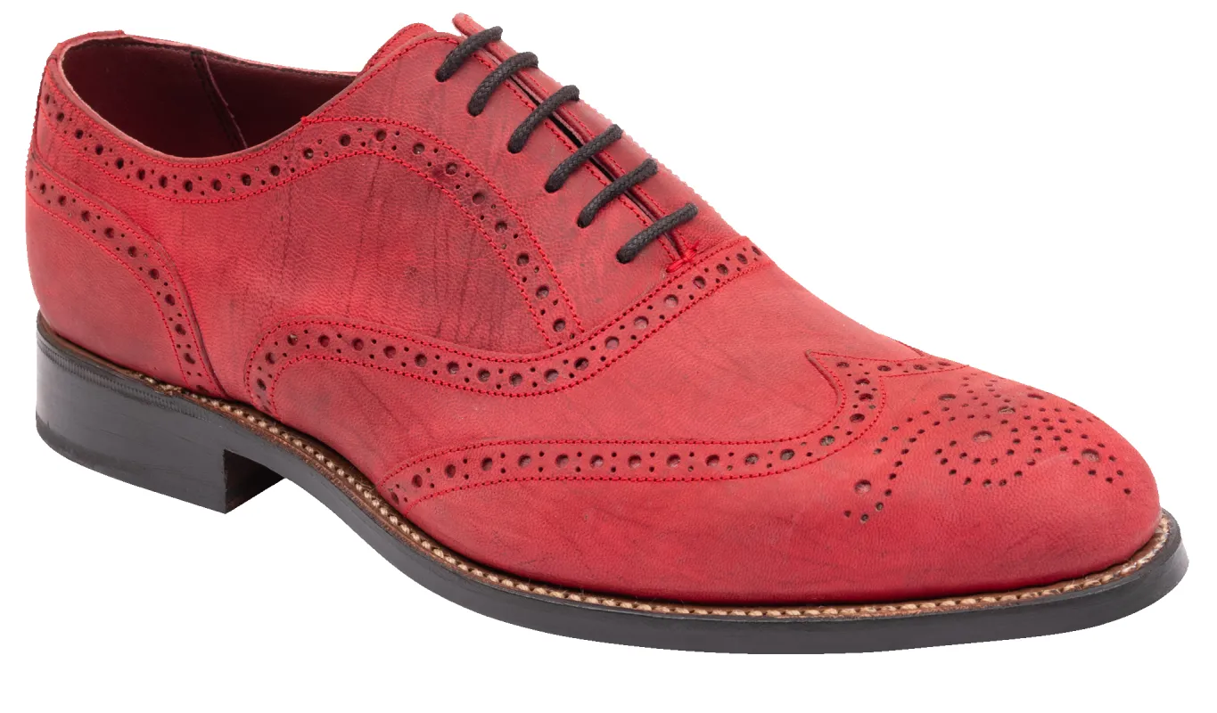 Brando 2 - Red Waxy Calf sold by Barker Shoes