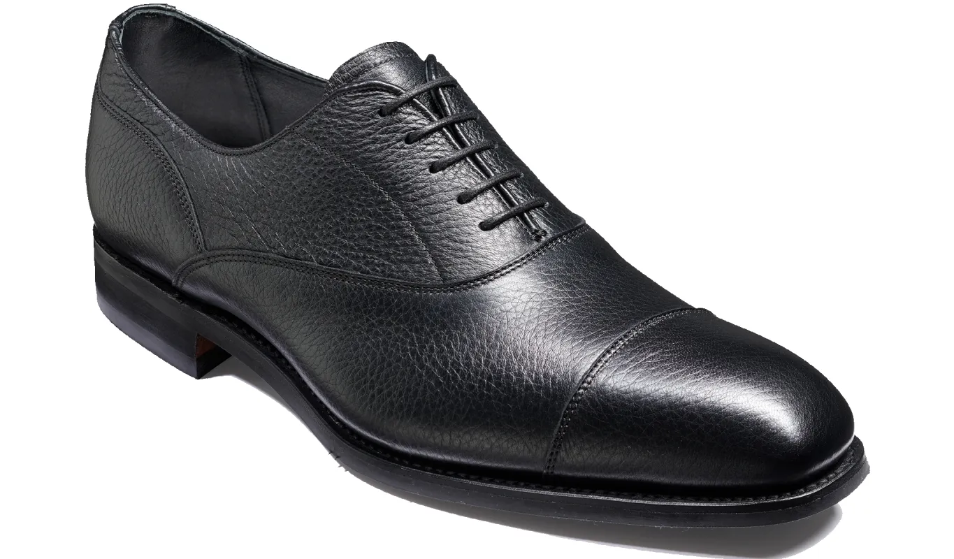 Newton - Black Deerskin sold by Barker Shoes