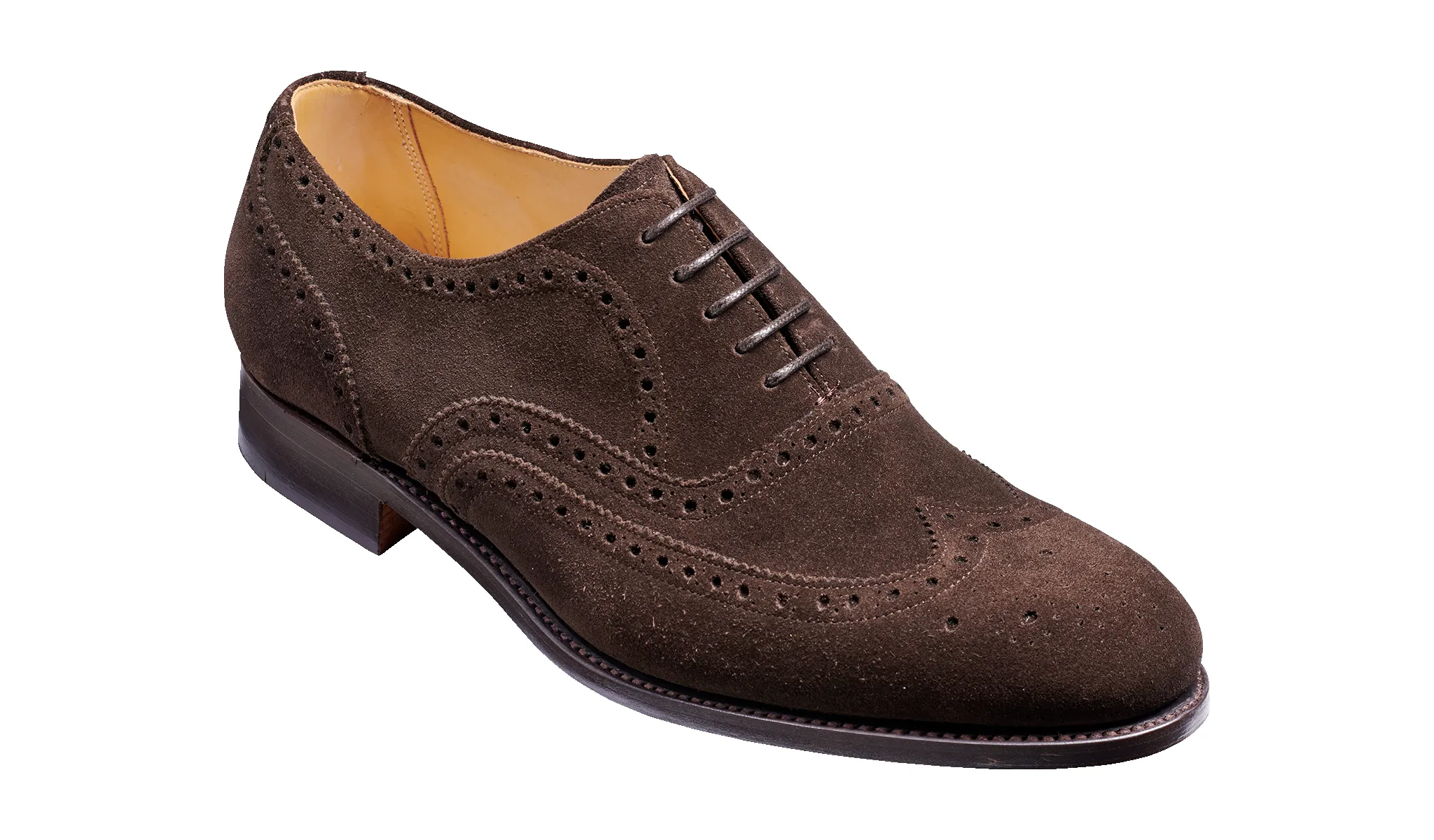 Malton - Burnt Oak Suede sold by Barker Shoes