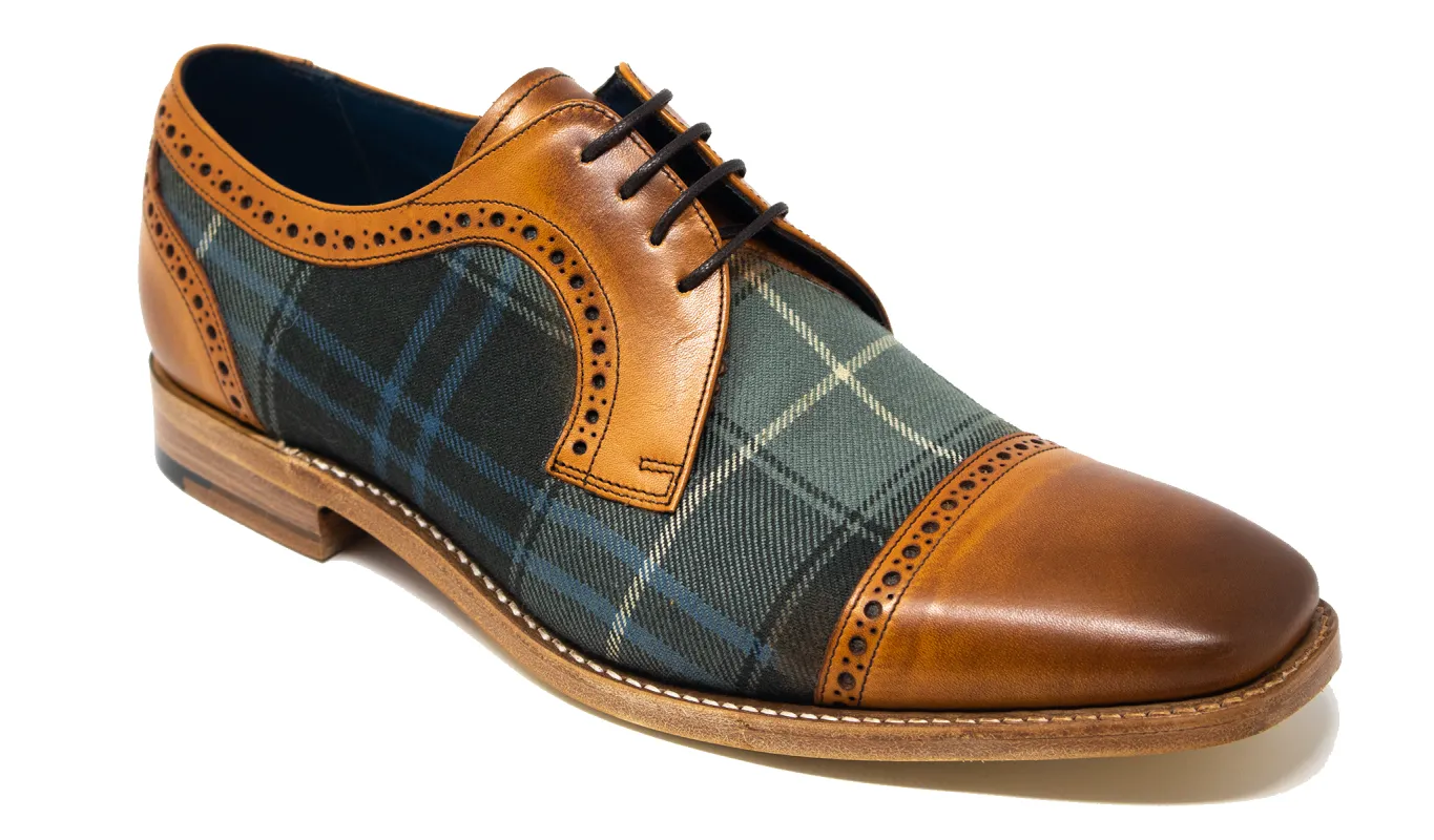 Kirkwall - Cedar Calf Check sold by Barker Shoes