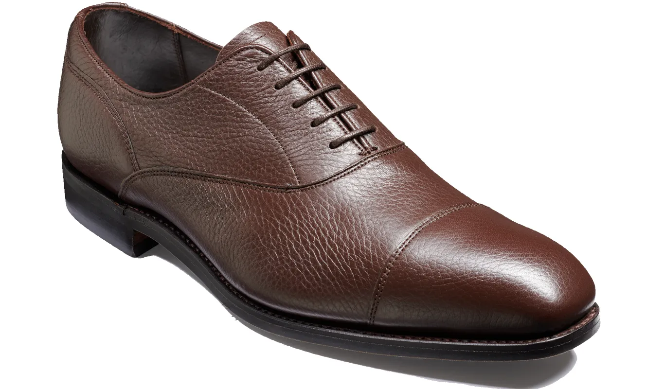 Newton - Dark Brown Deerskin sold by Barker Shoes