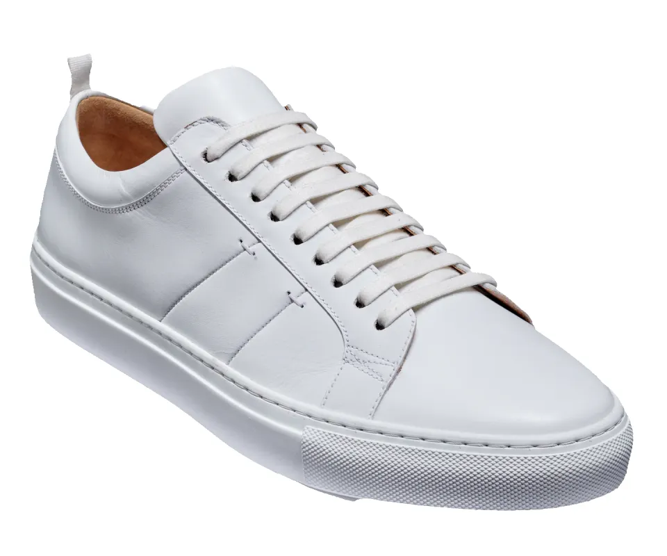 Greg - White Calf White Sole sold by Barker Shoes