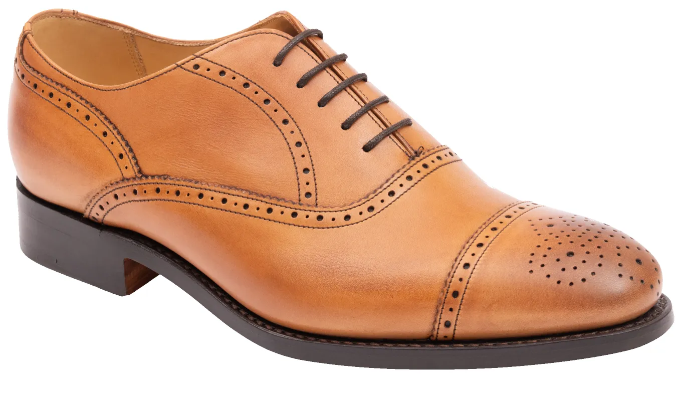 Newcastle - Conker Brown Calf sold by Barker Shoes
