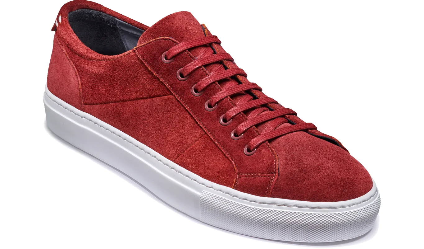 Archie - Burgundy Suede sold by Barker Shoes