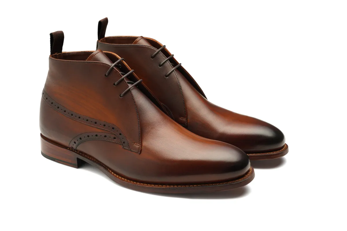 Fulham - Hand Brushed Brown sold by Barker Shoes