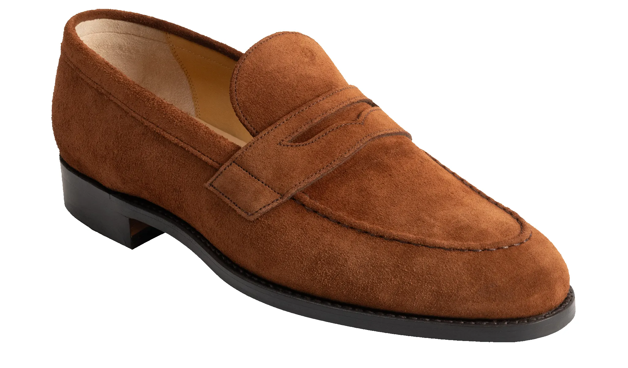 Braunton - Old Snuff Suede sold by Barker Shoes