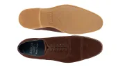 Pullman - Mid Brown Suede sold by Barker Shoes