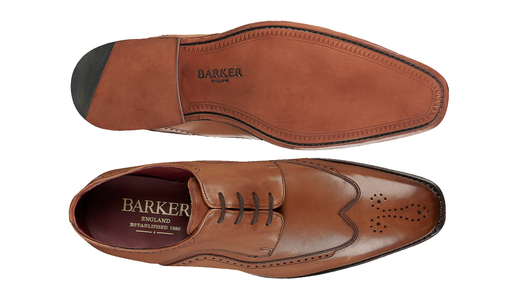 Matt 2 - Walnut Calf sold by Barker Shoes product image thumbnail 4