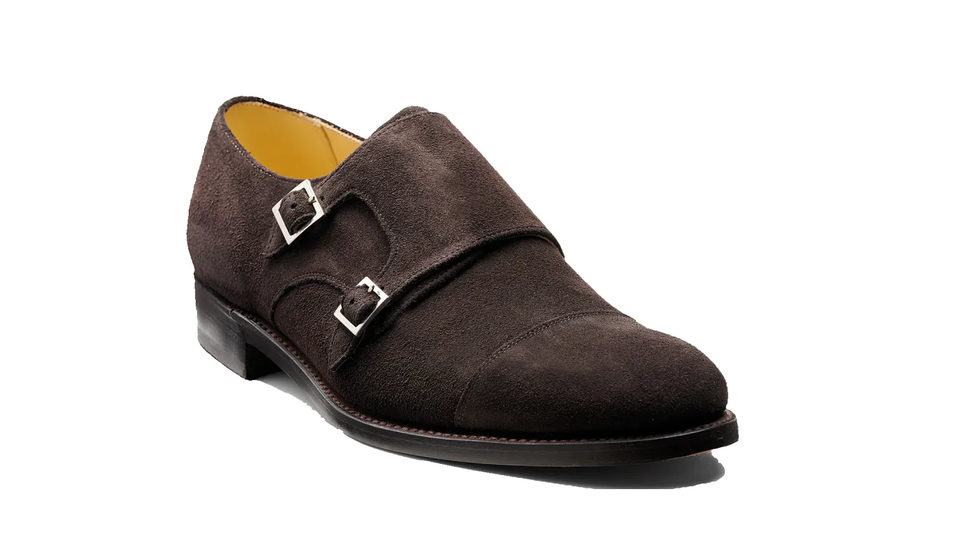 Tunstall - Ebano Suede sold by Barker Shoes